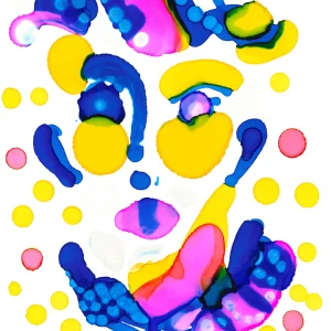 Mixed Feelings and Buried Anger – abstract alcohol ink painting by Moojan Azar on Yupo paper